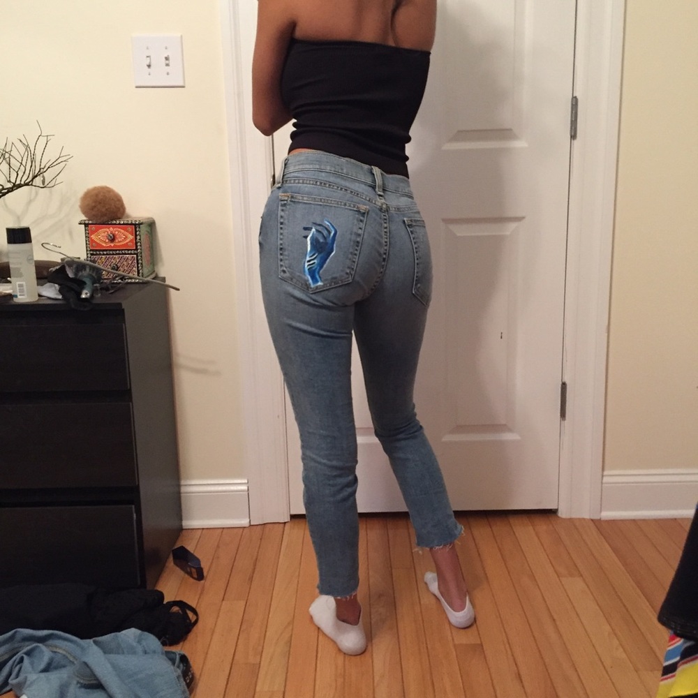 RAG & BONE 24 THE DRE CAPRI midrise relaxed